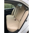 thumbnail image 2 of Lord AutoFashion Premium Custom Fit Seat Covers for Nissan Rogue Sport 2017 2018 2019, Full Set, PU Leather.(Byron President Beige), 2 of 5