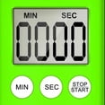 thumbnail image 2 of Digital Kitchen Timers LCD Screen Stopwatch Timer Kitchen Gadgets (Yellow), 2 of 8