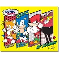 Sonic The Hedgehog Panels Tin Sign (12.5" x 16")