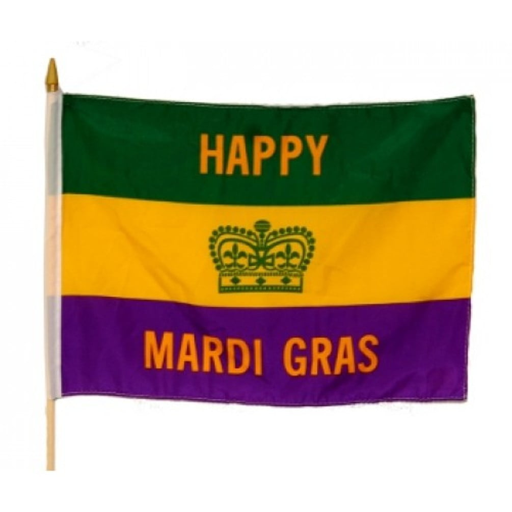 mardi gras flag