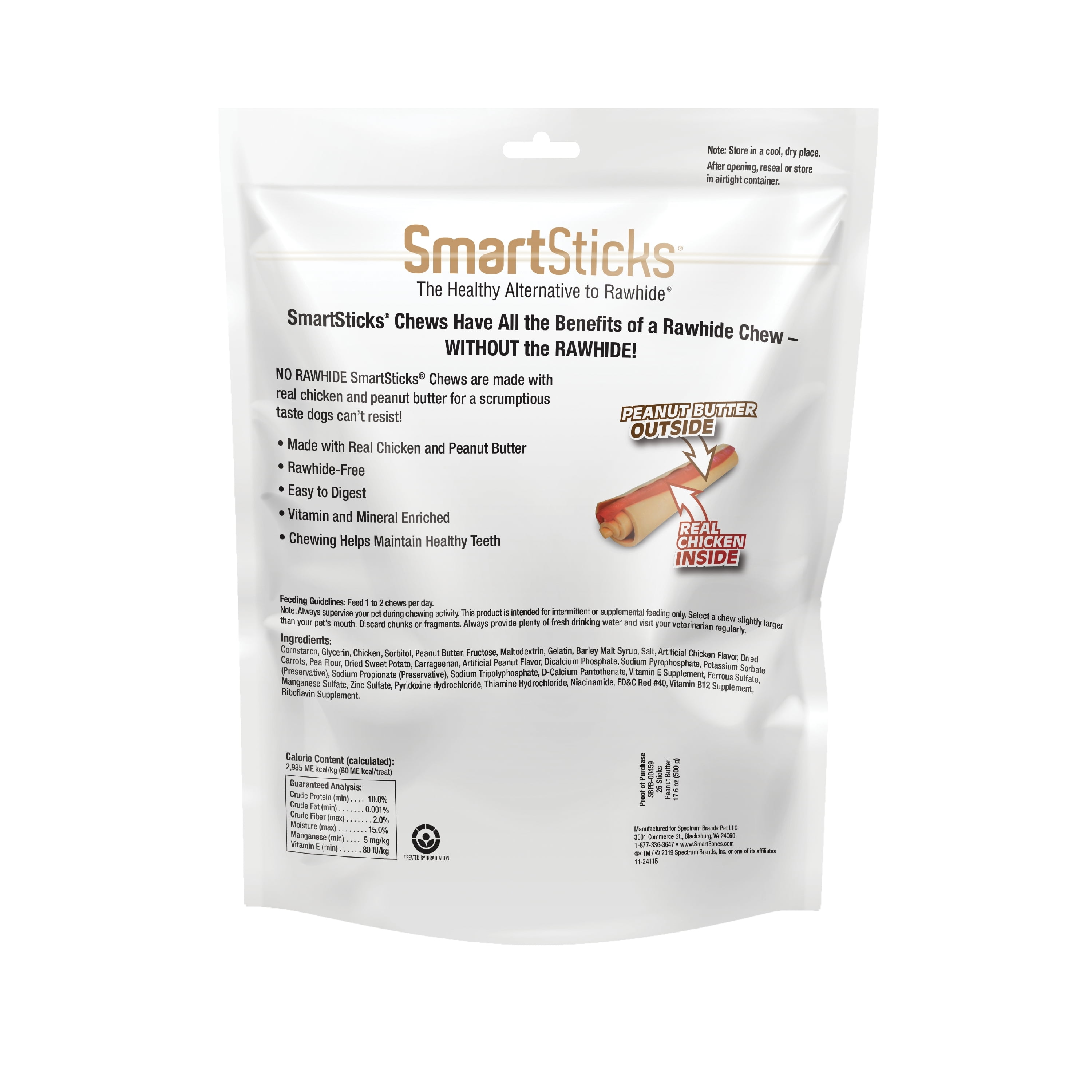 SmartBones SmartSticks With Real Peanut Butter Multi-Count