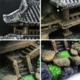 thumbnail image 4 of CNKOO Pavilion Tree Fish Tank Decoration  Poly Resin Bridge Aquarium Ornament  Climbing Platform for Fish Turtle, 4 of 9