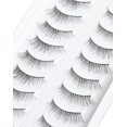 thumbnail image 4 of AIR-Wispy Lashes Natural Look False Lashes Gradual Lash Natural Lashes Fake Eyelashes Thin Band Eyelashes 10 Pairs D-M06, 4 of 4