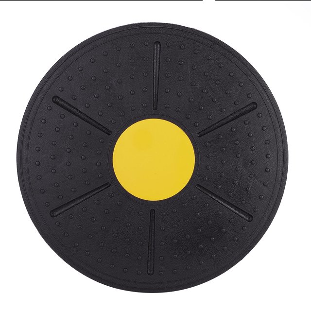 FloreceBien Amarillo Wobble Balance Board Estabilidad Disco Yoga Entrenamiento Fitness Ejercicio Pedal de Equilibrio