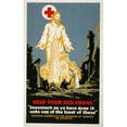 thumbnail image 3 of Hubert Chapin 13x18 Black Modern Framed Museum Art Print Titled - Help Your Red Cross (1917), 3 of 5