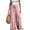 Pink, variant on Wide Leg Palazzo Pants for Women Summer High Waist Flowy Loose Casual Lightweight Lounge Trousers Spring Beach Travel Vacation Pleated Clothes with Pockets Yellow 2XL