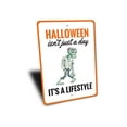 thumbnail image 3 of Halloween Lifestyle Novelty Decor, Metal Wall Sign - 10x14 Inches, 3 of 4