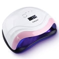 thumbnail image 1 of Lámpara secadora de uñas de 168 W, lámpara LED UV Aokyom para uñas, lámpara de uñas profesional con temporizador de 10/30/60/99 s y para todo tipo de esmaltes de uñas en gel, uñas de gel, shellac, 1 of 4
