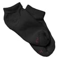 thumbnail image 1 of Calcetines Hanes para mujer, 10 pares, tobilleros deportivos, negros, talla 8-12, 1 of 2