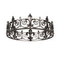 thumbnail image 1 of Coronas de rey doradas para hombres y mujeres, corona de príncipe real de metal y tiaras para cumpleaños, fiesta de graduación, disfraz, 1 of 6