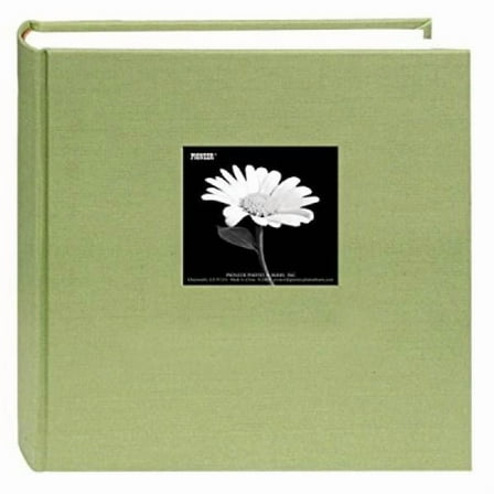 Pioneer DA-257CBF Fabric Frame Bi-Directional Memo Album 5x7 Sage Green