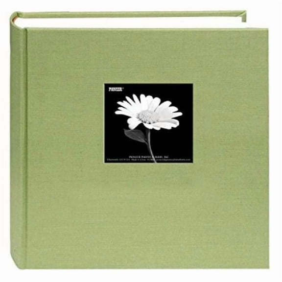Pioneer DA-257CBF Fabric Frame Bi-Directional Memo Album 5x7 Sage Green