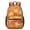 Geometric Flower and-2, variant on Geometric Flower and Dahlia White 17" School Backpacks for Teens,Waterproof Oxford Fabric,S-Shape Padded Straps for School,Travel,Hiking,Camping