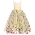 thumbnail image 1 of Robes Filles Enfants Adolescentes Mode Brodée Dentelle Bretelles Robe Bouffante Anniversaire Princesse Robe Robe Ado Fille Beige 12 Ans-14 Ans, 1 of 2