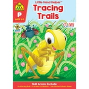 School Zone Tracing Trails Workbook with Stickers