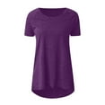 thumbnail image 4 of Womens Loose Fit Tshirts Short Sleeve Summer Tops Casual Workout Yoga Tunic T Shirts Tops, 4 of 5