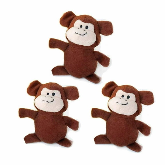 Zippy Paws  Burrow Refill Plush Dog Toy for Monkey