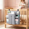 thumbnail image 3 of Nursery Storage Rack Suitable For Baby Crib Hanging Diaper Storage Rack Suitable For Babies Multifunctional Washable Diaper Hanging Bag, 3 of 6