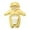 Yellow, variant on lnmuld Insulated Girls Snowsuit with Hooded Padded Jacket and Romper Outwear for Warm Winter Size:3-6 Months