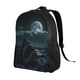 thumbnail image 2 of Fotbe Moonlit Night Sky Shark Mochila de Viaje para Laptop, Mochila Ejecutiva Delgada y Resistente 15.6", 2 of 8