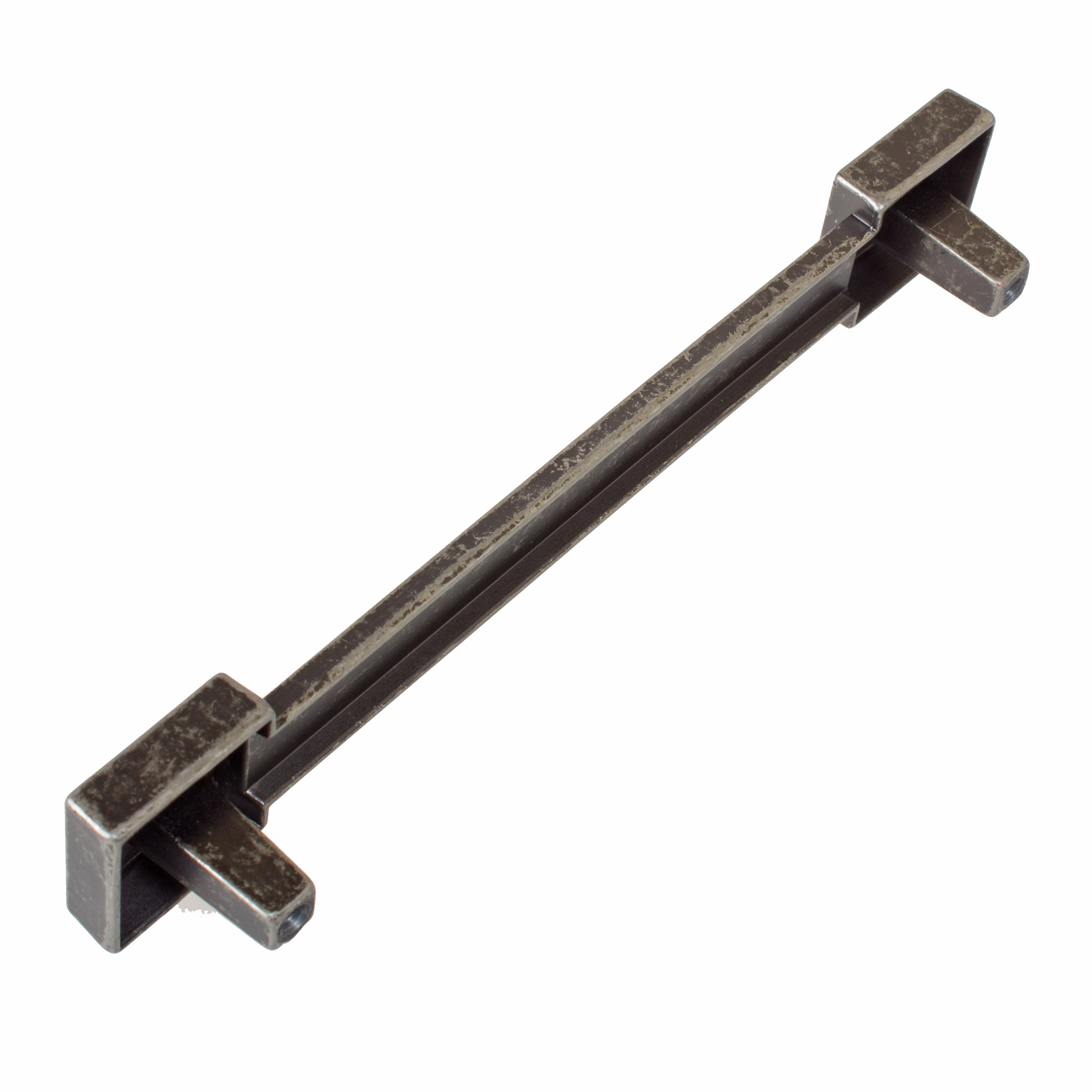 GlideRite 5 Inch Center Square Edge Pull Cabinet Hardware Handles, Weathered Nickel, Pack of 25 - image 2 of 5