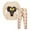 Beige, variant on Gubotare Holiday Pajamas for Kids Boys' Basic Print Pajama Set - Snug Fit Long Sleeve Sleepwear (Green,6-7 Years)