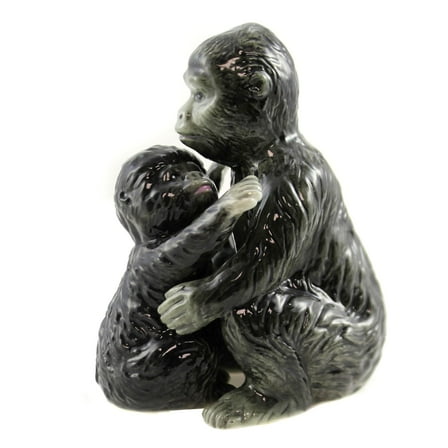 Pacific Giftware 4.75 inches Gorilla Family Magnetic Salt and Pepper Shaker Kitchen Set