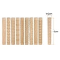thumbnail image 2 of 10pcs Wood Clay Roller 15cm Wooden Pottery Tools Wood Grain Rollers Texture, 2 of 6