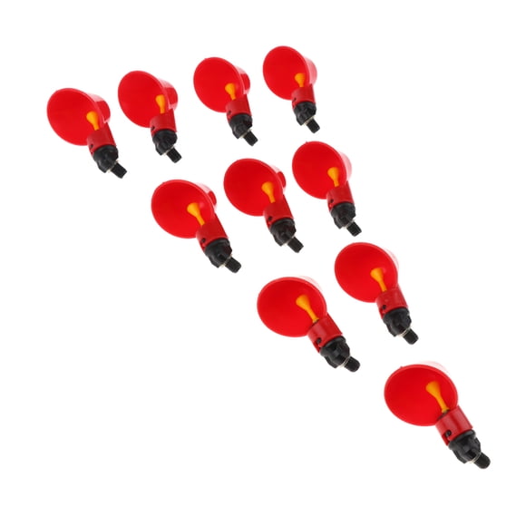 10x Cuenco de Taza de Consumición de Agua Pájaro Aves de Corral, Bebedero Automático Sunnimix Copa avícola de aves de corral