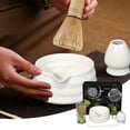 thumbnail image 1 of WIFKLSIIPG Matcha Whisk Set of 5 for Matcha Tea Matcha Powder Kit (Bowl with Spout+ Whisk and Holder+Strainer+) for Matcha Making Tools with Small Sieve Mixer, 1 of 5