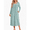 Green Floral, variant on Oudiya Women's Long Sleeve Nightgowns Button Sleepshirts Long Sleepwear Full Length Sleep Dress with Pockets, S-3XL