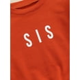 thumbnail image 6 of Kiapeise Toddler Baby Sibling Matching Clothes Long Sleeve Letters Print Pullover Sweatshirt Tops for Sister Brother Outfit, 6 of 8