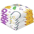 thumbnail image 4 of SKYSONIC Mardi Gras Kitchen Towel Set of 1,Super Soft Absorbent Hand Towel Tea Towel Tableware Cleaning Rag for Kitchen, Home, Hotel, Beach, Bathroom, Gym, 4 of 7