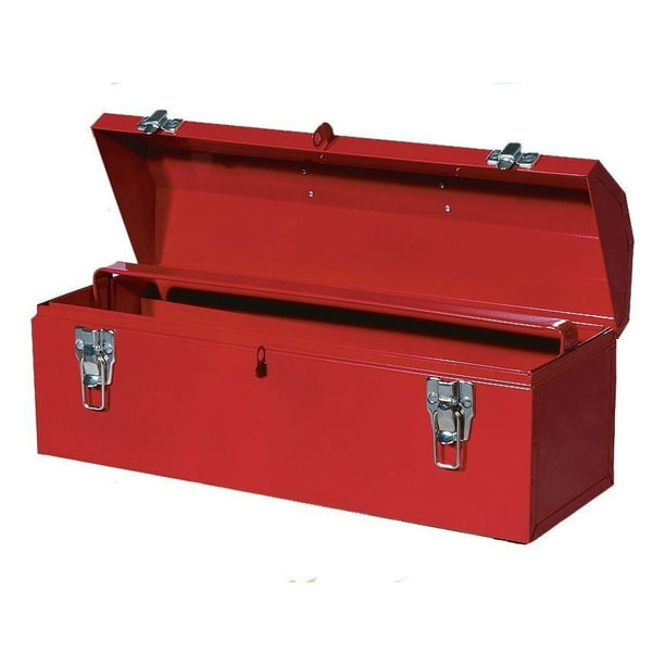 Craftsman Toolbox 20 In Steel Hip Handbox Portable Tool Box Chest Storage Organizer Red 959 Cu In Capacity 34121 Walmart Com