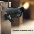 thumbnail image 7 of 3 Packs Fake Security Camera with Flashing Red LED Light, Solar Powered Dummy Surveillance Outdoor Indoor for Home Office, Weatherproof Anti-Theft Decoy CCTV, Easy to Install No Wiring Required, 7 of 7