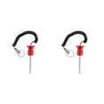 thumbnail image 2 of Wweixi Magnetic Weight Stack Pin with Pull Rope Reliable and Sturdy Replacement Parts Red 10x80mm 2Set, 2 of 6