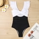 thumbnail image 2 of Traje de Baño Oversize de las Mujeres, Cremallera Deportes una Pieza con Panel Conservador Y Protector Solar para Buceo Y Surf, Traje de Surf, 2 of 4