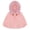 Pink, variant on YONGHS Fleece Hooded Cape for Toddler Baby Girls Faux Fur Warm Coat Princess Winter Tops Jacket Pink 9-12 Months