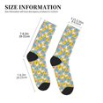 thumbnail image 3 of Bingfone Compression Socks for Women and Men Long Socks for Running Athletic Cycling Nurse- Colorful Rubber Duck 1, 3 of 7