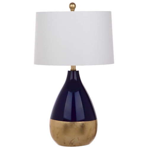 Safavieh Kingship 24 in. H Mid-Century Table Lamp, Set of 2