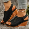 thumbnail image 2 of Dakaela Arch Support Sandals for Women Comfortable Walking Shoes Open Toe Slingback Slip on Sandals, 2 of 8