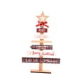 thumbnail image 1 of Bearachild Decoración en forma de árbol de Navidad para Hotel y oficina en casa, estante de para sala de estar, mesita de noche, adorno de madera, Kits de decoración para fiestas Tipo 2 Bearachild HA070106-02, 1 of 1