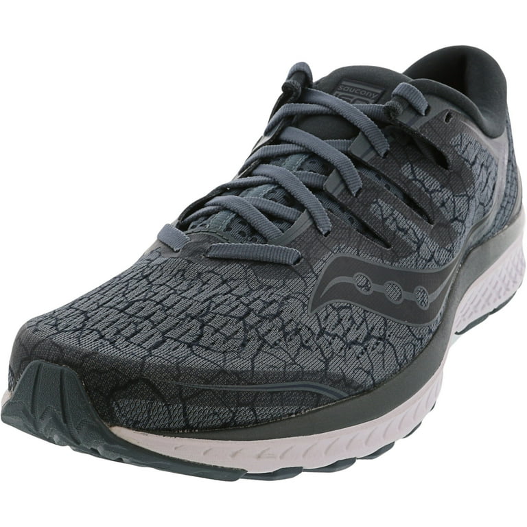 Saucony Men s Guide Iso 2 Steel Quake Low Top Mesh Running