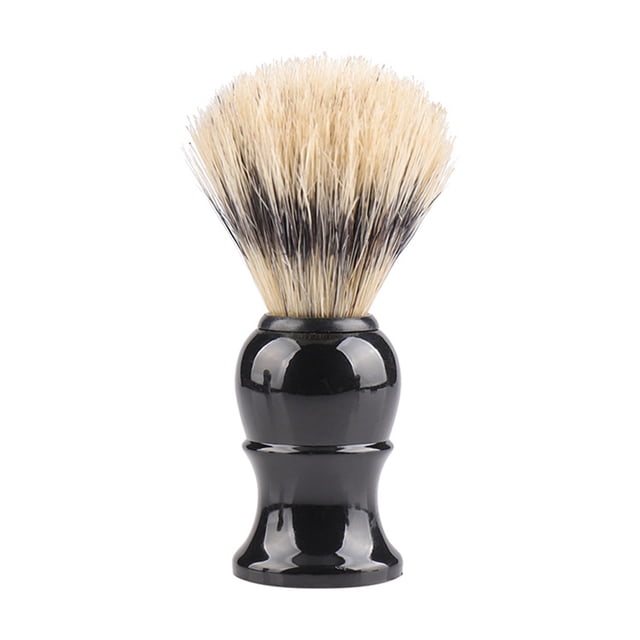 Cepillo de afeitar para hombre con mango de plástico y cerdas de nylon, disponible en varios colores