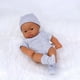 thumbnail image 1 of Xihbxyly Muñeca Bebé Recién Nacida, Material de Vinilo Suave, Características Realistas con Extremidades Ajustables, Accesorio de Fotografía, Gran Regalo para Fiestas, 7.87 Pulgadas, Incluye Chupete, 1 of 7