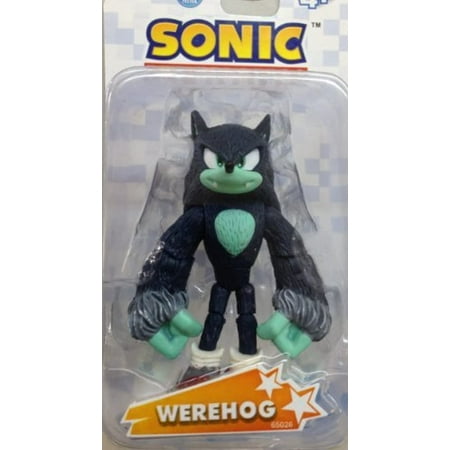 Jazwares Sonic the Hedgehog Werehog 3.5" Plastic Action Figure by Jazwares by Jazwares