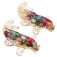 thumbnail image 1 of 2pcs Small Crystal Fish Figure Crystal Fish Figurine Table Fish Decoration Fish Ornament, 1 of 3