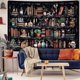 thumbnail image 4 of Bookshelf Tapestry Magical Book Tapestries Goth Skull Tapestry Vintage Botanical, 4 of 5