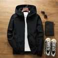 thumbnail image 2 of Cardigans for Juniors Winter Boys' Hoodie Fleece Full Zip Up Hoodie Sweatshirt Solid Color Long Sleeve Coat Kids Fashion Hoodies & Sweatshirts Stylish Fall Winter Jackets for Kids, 2 of 4