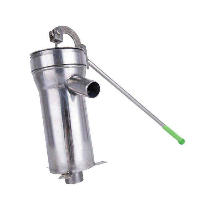Bomba de Handbuch Acero Inoxidable Moderno para 10 M de Profundidad de Buena Jarra de Bomba de Succión Ergonómica para El Patio de Inicio Hinterhof Al